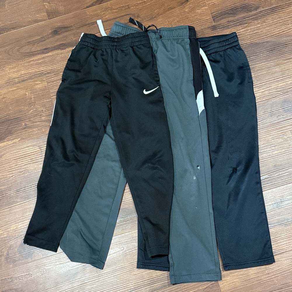Kids Black and Gray Joggers